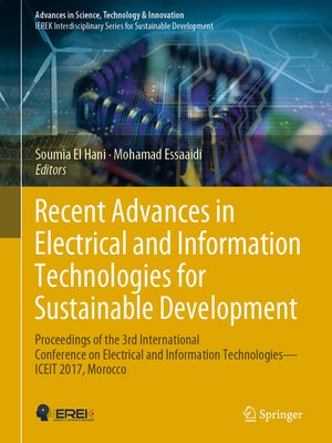 cover image of Recent Advances in Electrical and Information Technologies for Sustainable Development